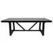 Raquel Black 84" Rectangular Dining Table