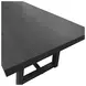 Raquel Black 84" Rectangular Dining Table