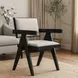 Raquel Beige Upholstered Side Chair Set of 2
