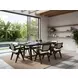 Raquel Black 84" Rectangular Dining Table
