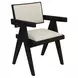 Raquel Beige Upholstered Side Chair Set of 2