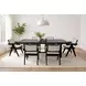 Raquel Black 84" Rectangular Dining Table