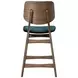 Oscar Teal Upholstered Counter Height Chair Set of 2