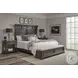 Hickory Creek Brown Velvet King Panel Bed