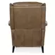 Deacon Rogue Walnut Leather Power Recliner With Power Headrest