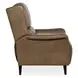 Deacon Rogue Walnut Leather Power Recliner With Power Headrest