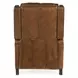 Logan Checkmate Pawn Leather Manual Push Back Recliner
