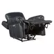 Eisley Sorrento Night Seas Leather Power Recliner With Power Headrest and Lumbar