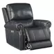 Eisley Sorrento Night Seas Leather Power Recliner With Power Headrest and Lumbar