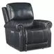 Eisley Sorrento Night Seas Leather Power Recliner With Power Headrest and Lumbar
