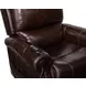 Eisley Maddison Walnut Leather Lift Power Recliner With Power Headrest And Lumbar