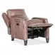 Nelson Light Mocha Leather Power Recliner with Power Headrest