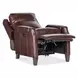 Nelson Dark Roast Leather Power Recliner with Power Headrest