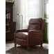 Chesterfield Dark Roast Leather Power Recliner with Power Headrest