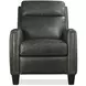 Jacklyn Gray Power Recliner with USB Charging and Nailhead Trim