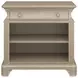 Summer Creek Scrubbed Oak 1 Drawer Open Nightstand with USB Charging