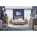 Plum Creek Sierra Brown Queen Storage Panel Bed