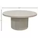 Reba Natural White Wash Round Cocktail Table