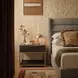 Saharaine Charcoal Grey Nightstand