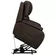 Brookings Brown Power Lift Recliner with Heat and Massage