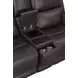 Eldridge Steamboat Brown Leather 76" Zero Gravity Power Reclining Loveseat with Console and USB Charging