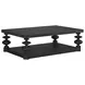 Atrium Black Rectangular Cocktail Table