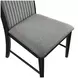 Skyline Gray Upholstered Dining Side Chair Set of 2