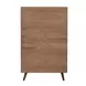 Emery Walnut 5 Drawer Chest