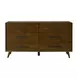 Emery Walnut 6 Drawer Dresser