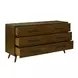Emery Walnut 6 Drawer Dresser
