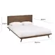 Emery Walnut Queen Platform Bed