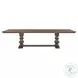 Emerson Dark Brown Wood Extendable Rectangular Dining Room Set