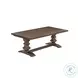 Emerson Dark Brown Wood Extendable Rectangular Dining Room Set