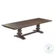 Emerson Dark Brown Wood Extendable Rectangular Dining Room Set