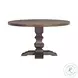 Emerson Dark Brown Round Dining Room Set