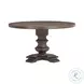 Emerson Dark Brown Round Dining Room Set
