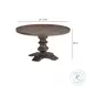 Emerson Dark Brown Round Dining Room Set