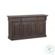 Emerson Dark Brown Wood Extendable Rectangular Dining Room Set
