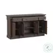 Emerson Dark Brown Wood Extendable Rectangular Dining Room Set