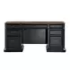 Roanoke Black Credenza Home Office Set