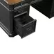Roanoke Black Credenza Home Office Set