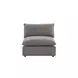 Cali Slate Performance Fabric Modular Large Chaise Sectional