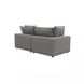 Cali Slate Performance Fabric Modular 80" Loveseat