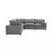 Cali Slate Performance Fabric Modular L-Sectional