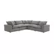 Cali Slate Performance Fabric Modular L-Sectional