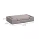 Cali Slate Modular Pet Bed
