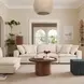 Cali Natural Performance Fabric Modular 120" Sofa