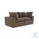 Cali Chocolate Brown Performance Velvet Modular Living Room Set
