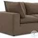 Cali Chocolate Brown Performance Velvet Modular Living Room Set