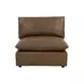 Cali Cognac Brown Leather Modular Sectional
